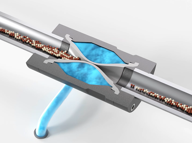 氣動管夾閥工作原理