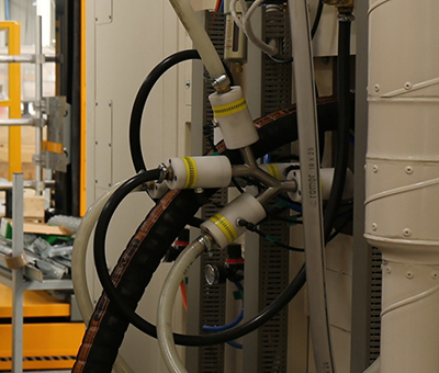 管夾閥應用在自動粉末噴涂產(chǎn)線